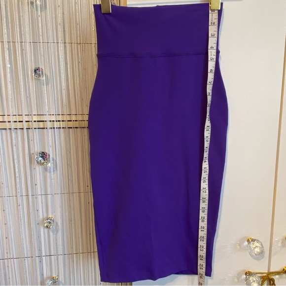 Bebe Purple Midi Knit Pencil Skirt size XXS - Picture 13 of 16